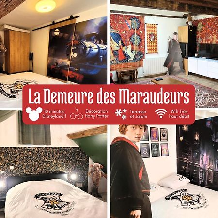 La Demeure Des Maraudeurs -10Min Disney-Jardin & Bbq Villiers-sur-Morin Extérieur photo
